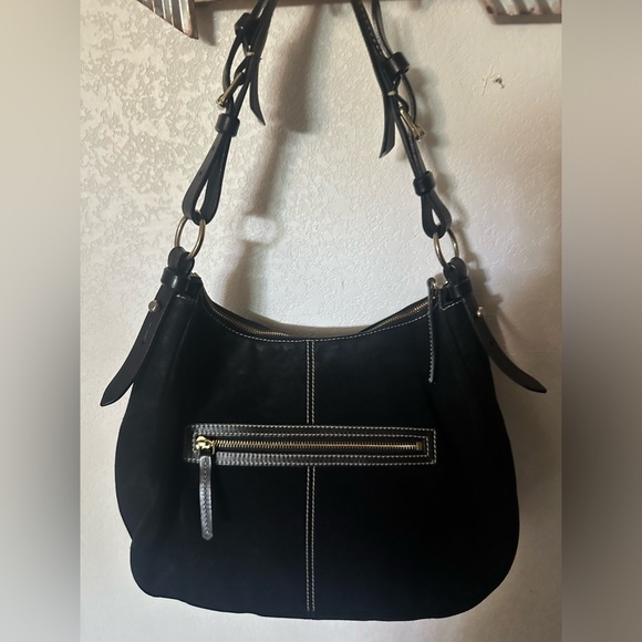 Gorgeous Black Vintage Suede Dooney & Burke - Picture 5 of 9